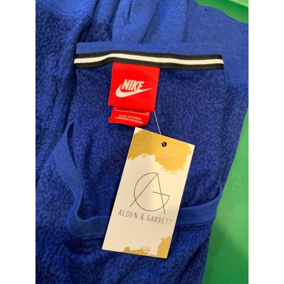 Nike Blue Thin Speckled Long Sleeve Athletic Top, Size Large - Picture 5 of 5